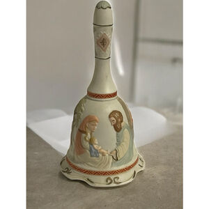 Lefton The Christopher Collection Christmas Bell 06587 Religious spiritual